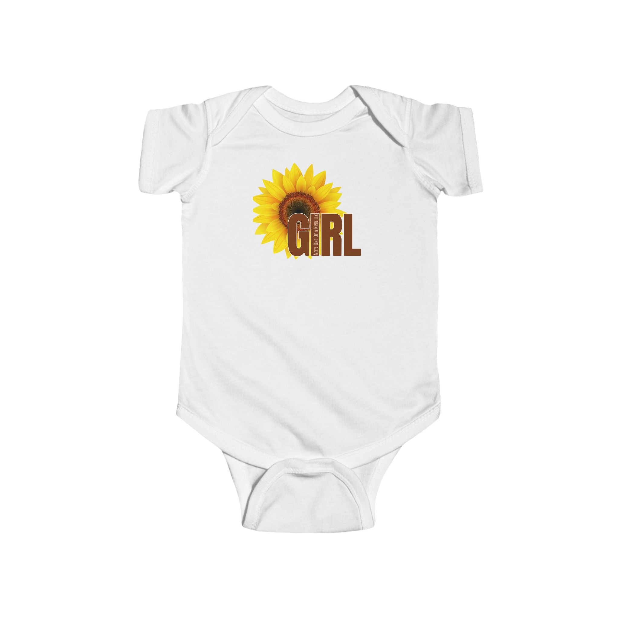 Girl / Sunflower Infant Fine Jersey Bodysuit Baby